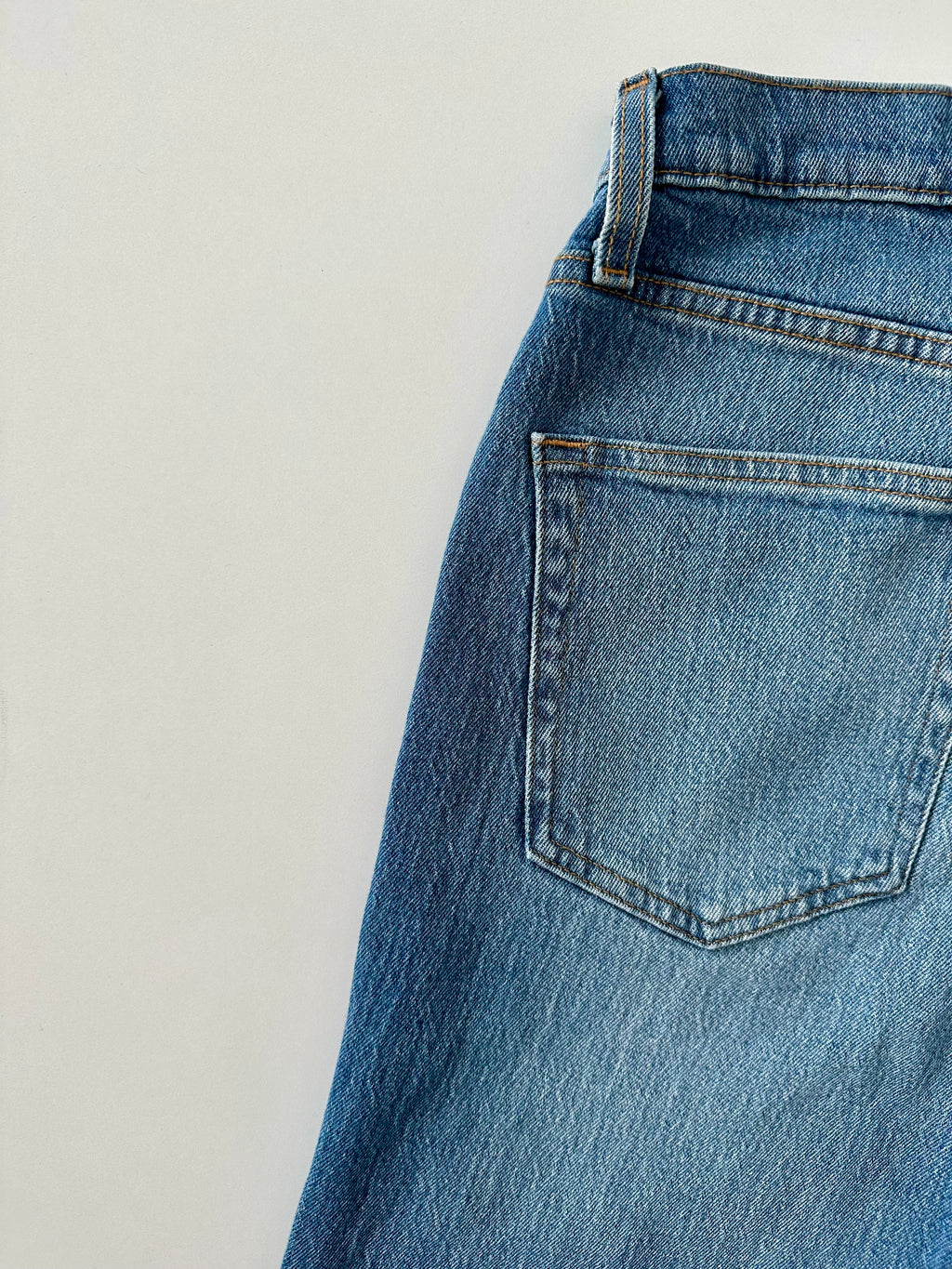 Side slit jeans