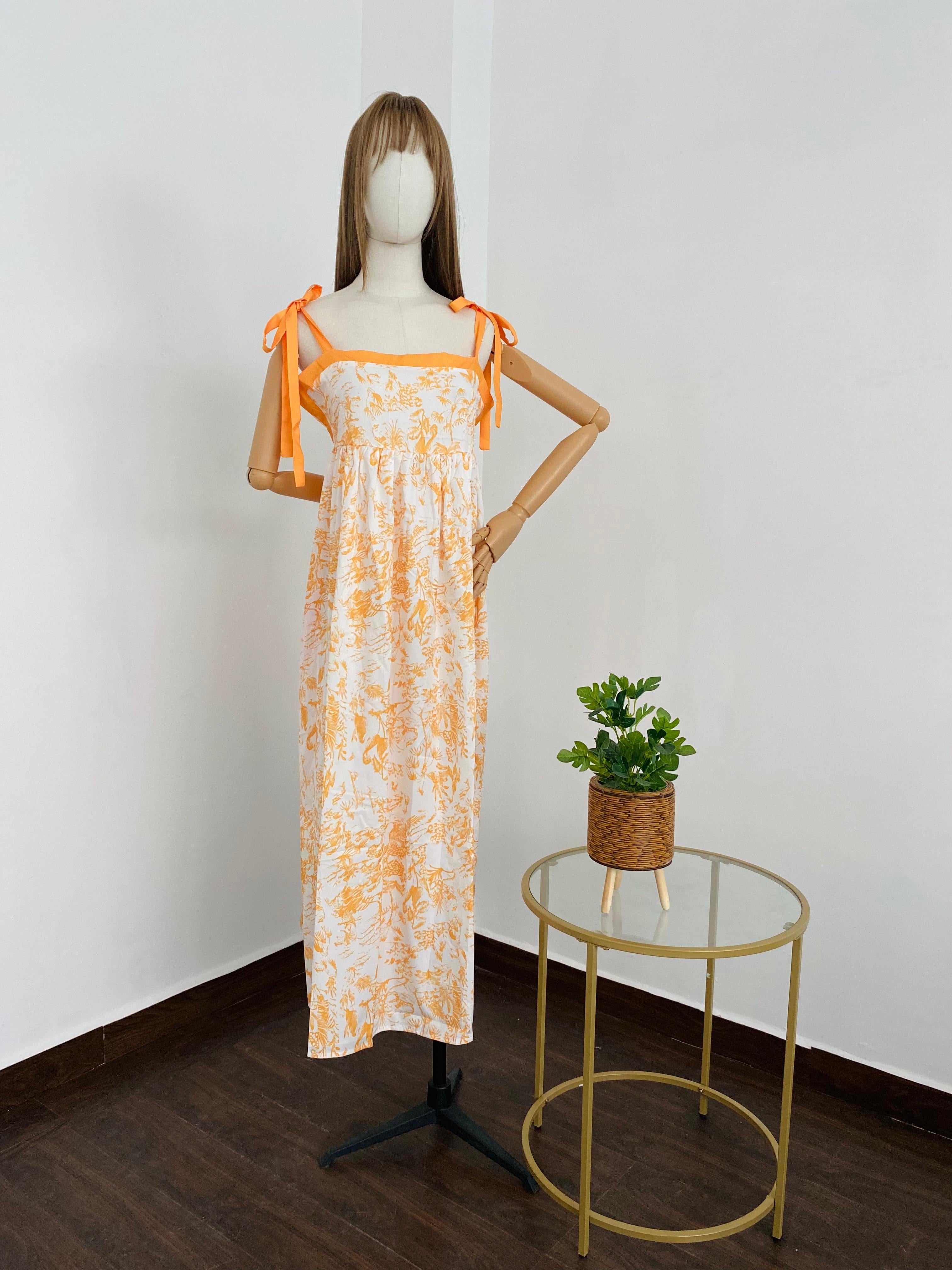 Orange dress