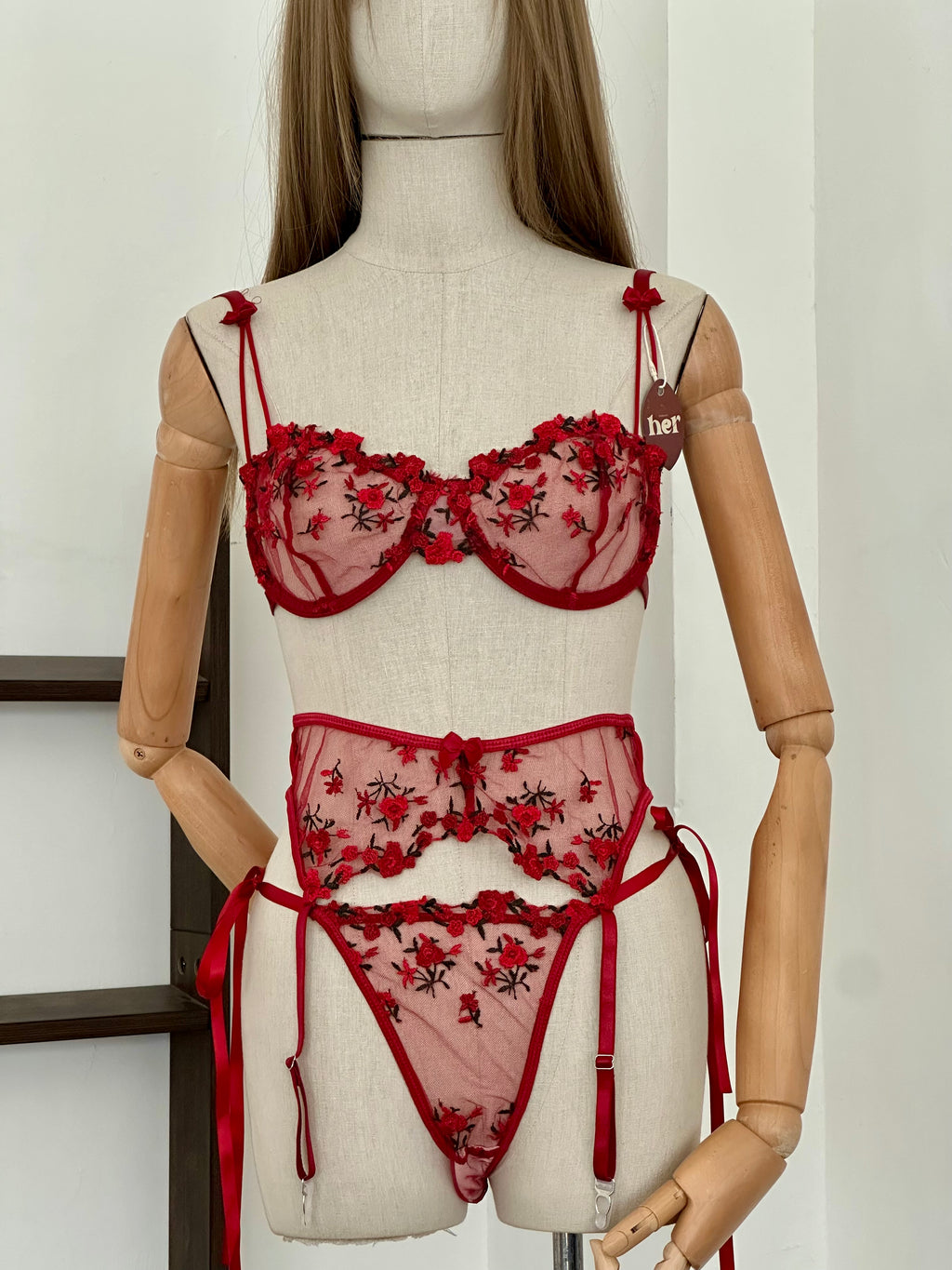 Set mesh c/bordado