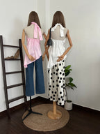 Halter blouse Satin