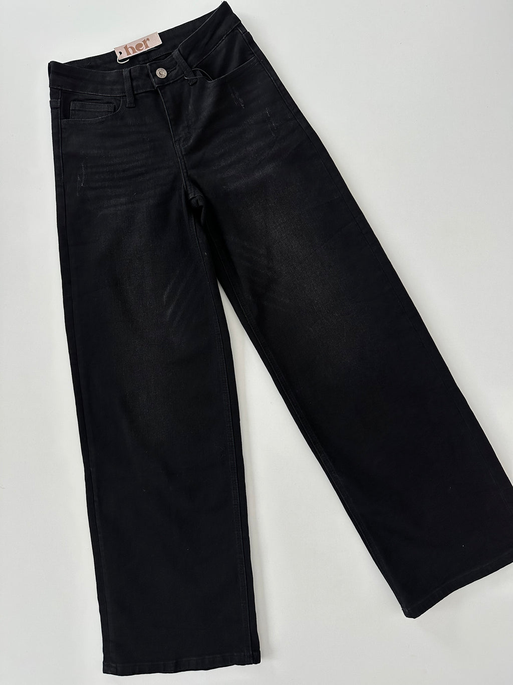 Black Jean wide leg
