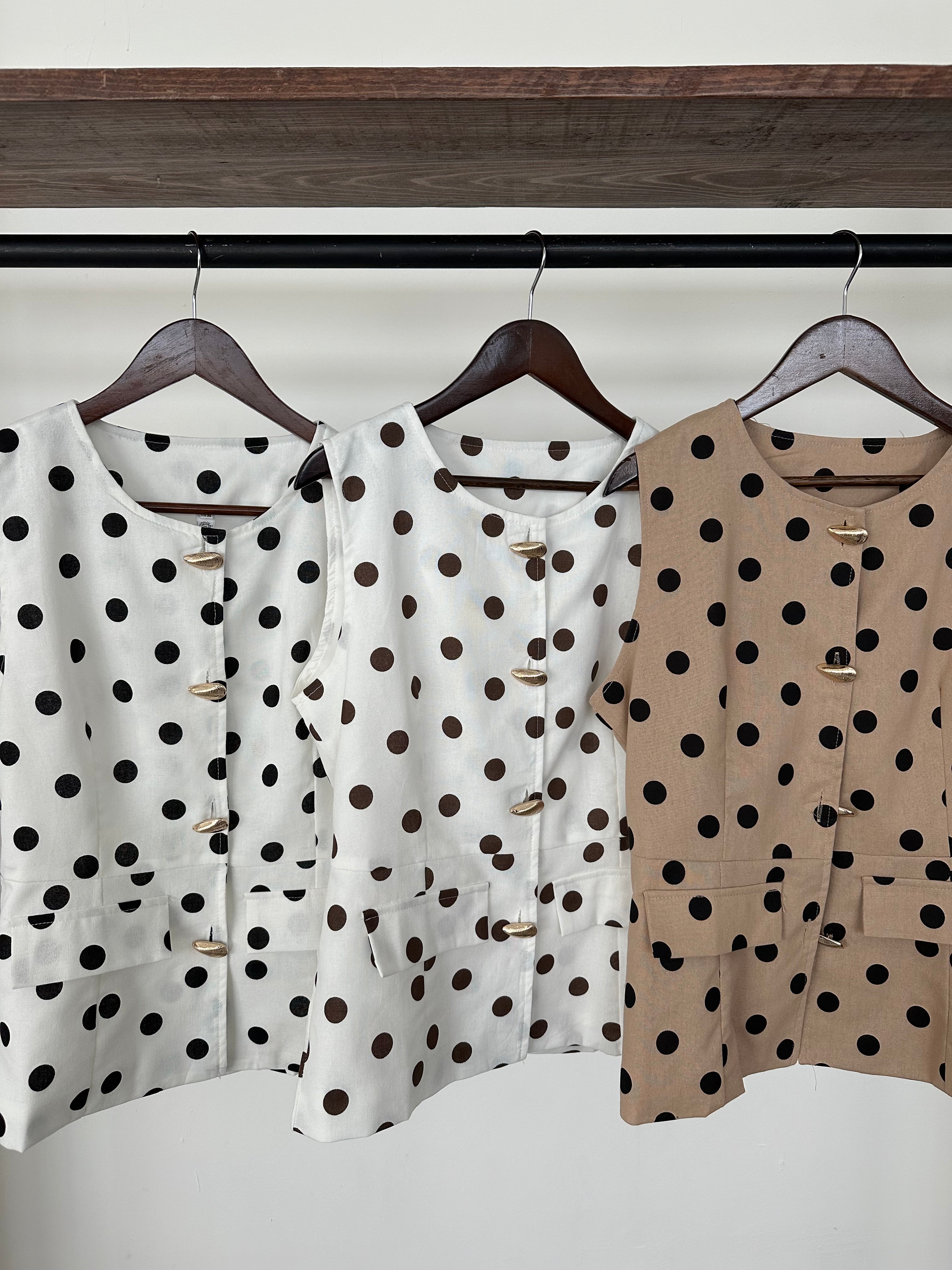 Chaleco polka dots