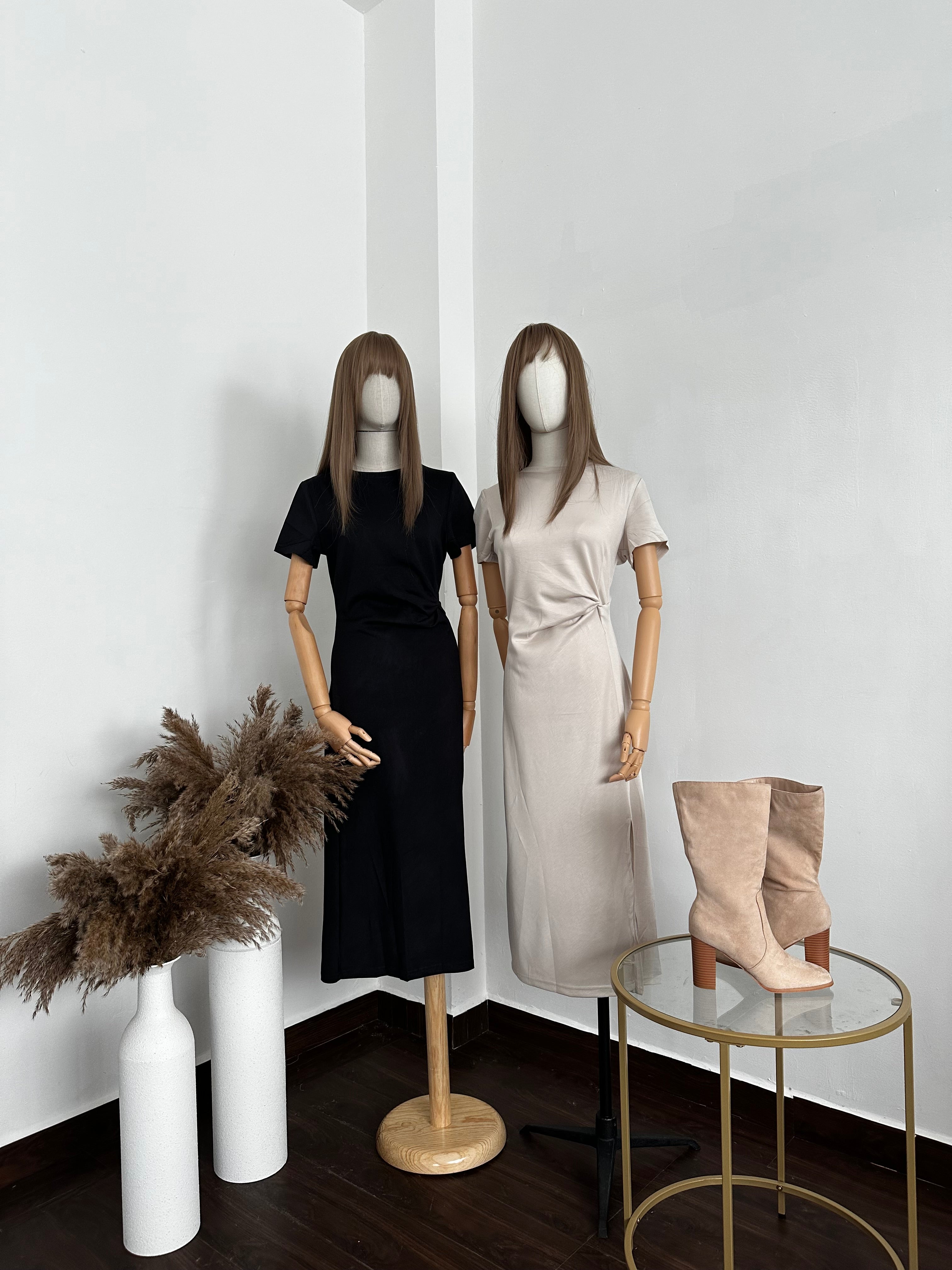 Vestido c/ abertura