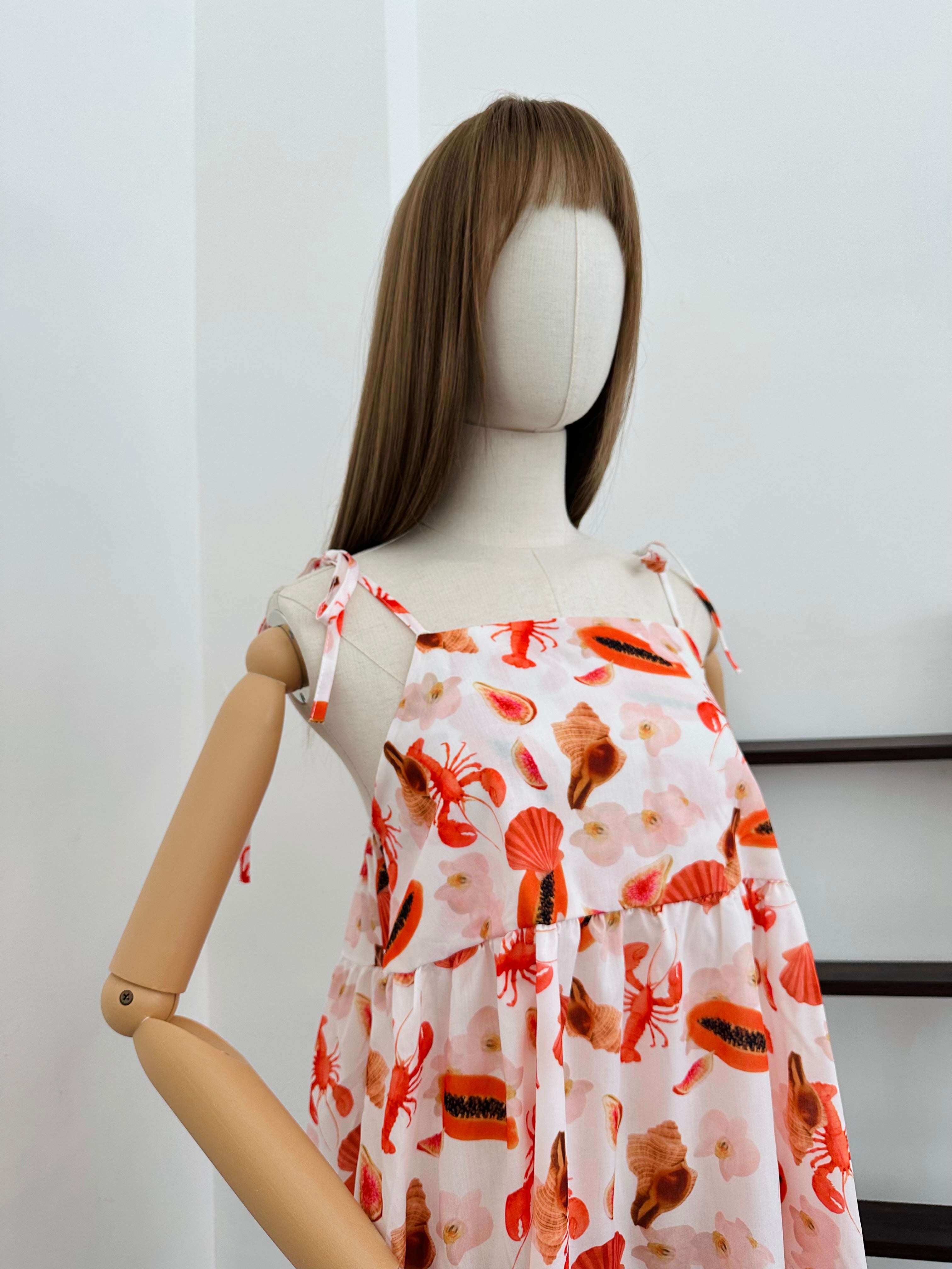 Vestido estampado 🦞