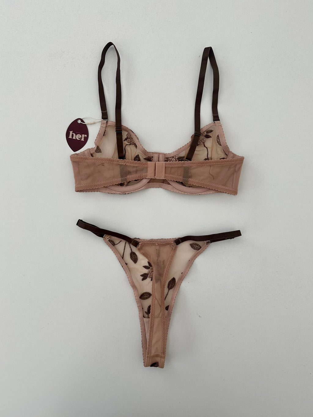 Set mesh c/bordado