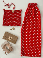 Conjunto de pantalon polka dots