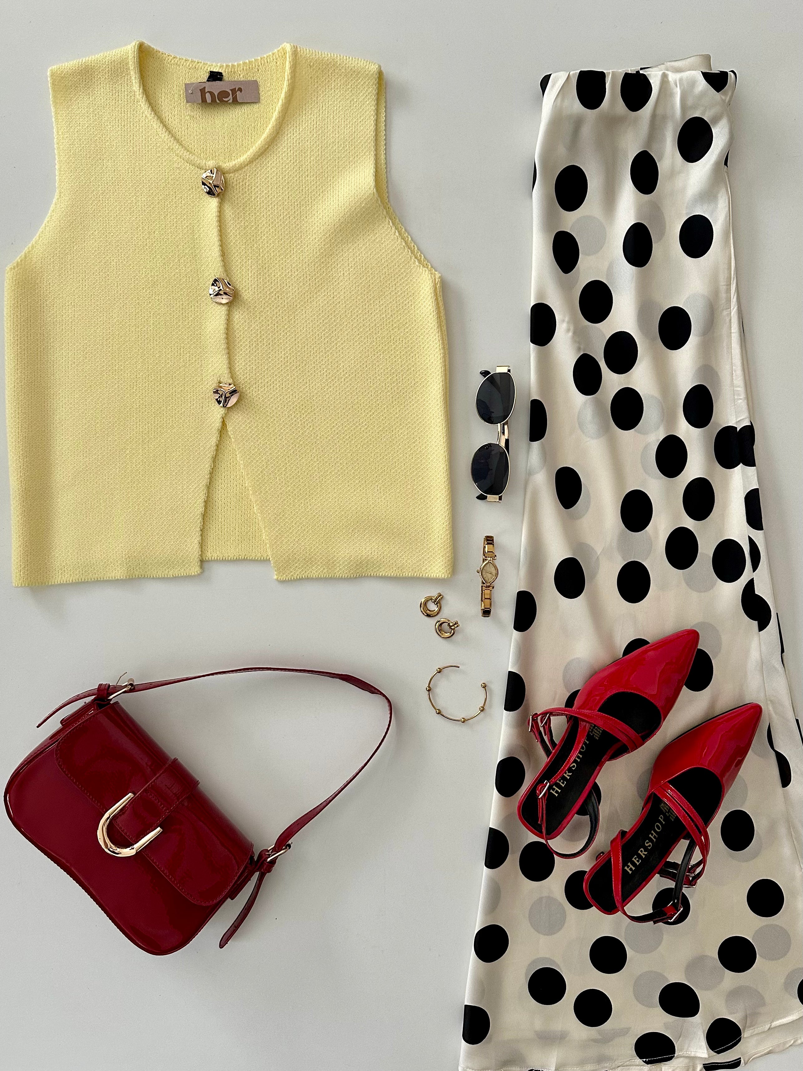 Blusa tres botones de punto