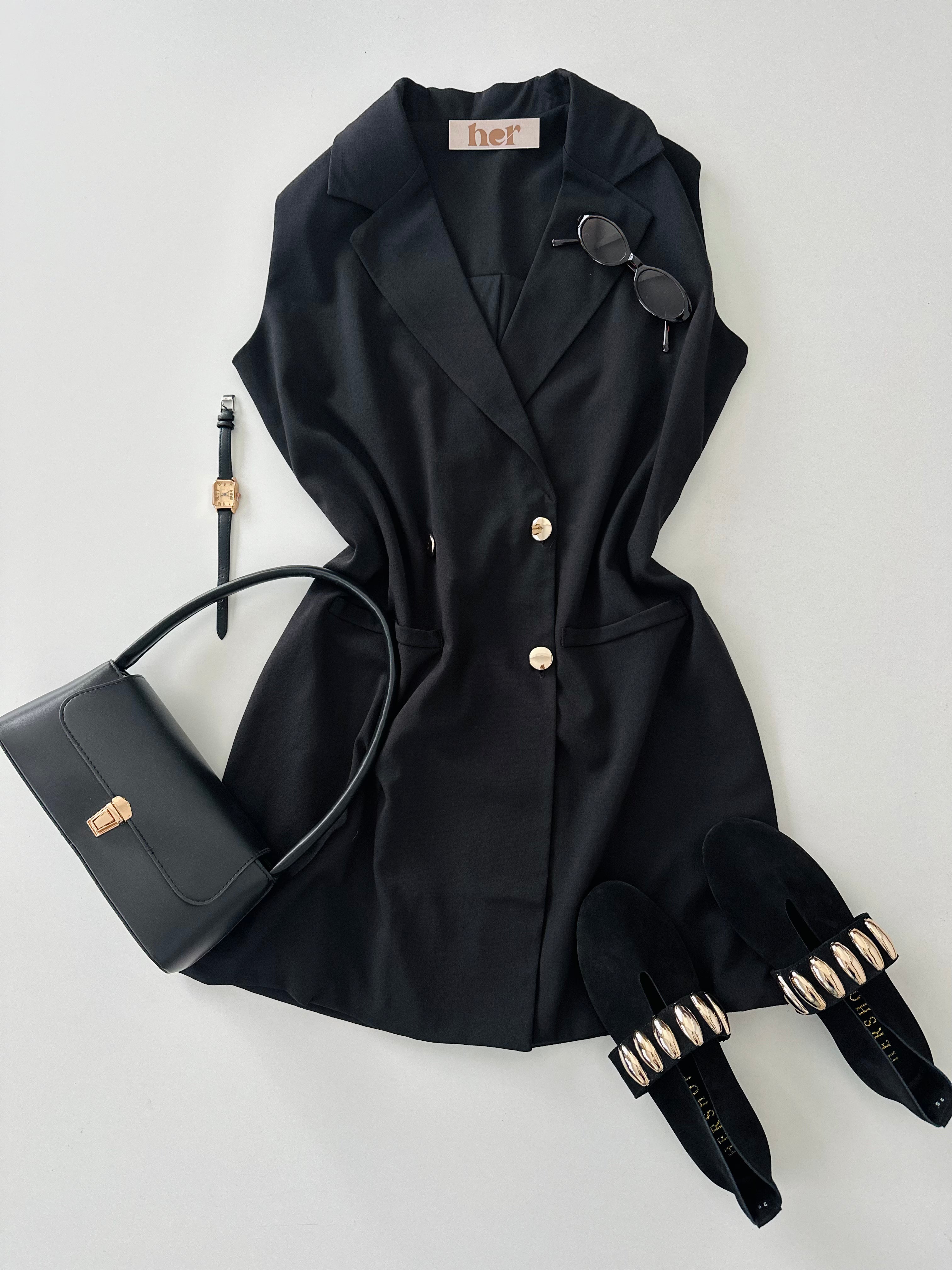 Vestido con botones