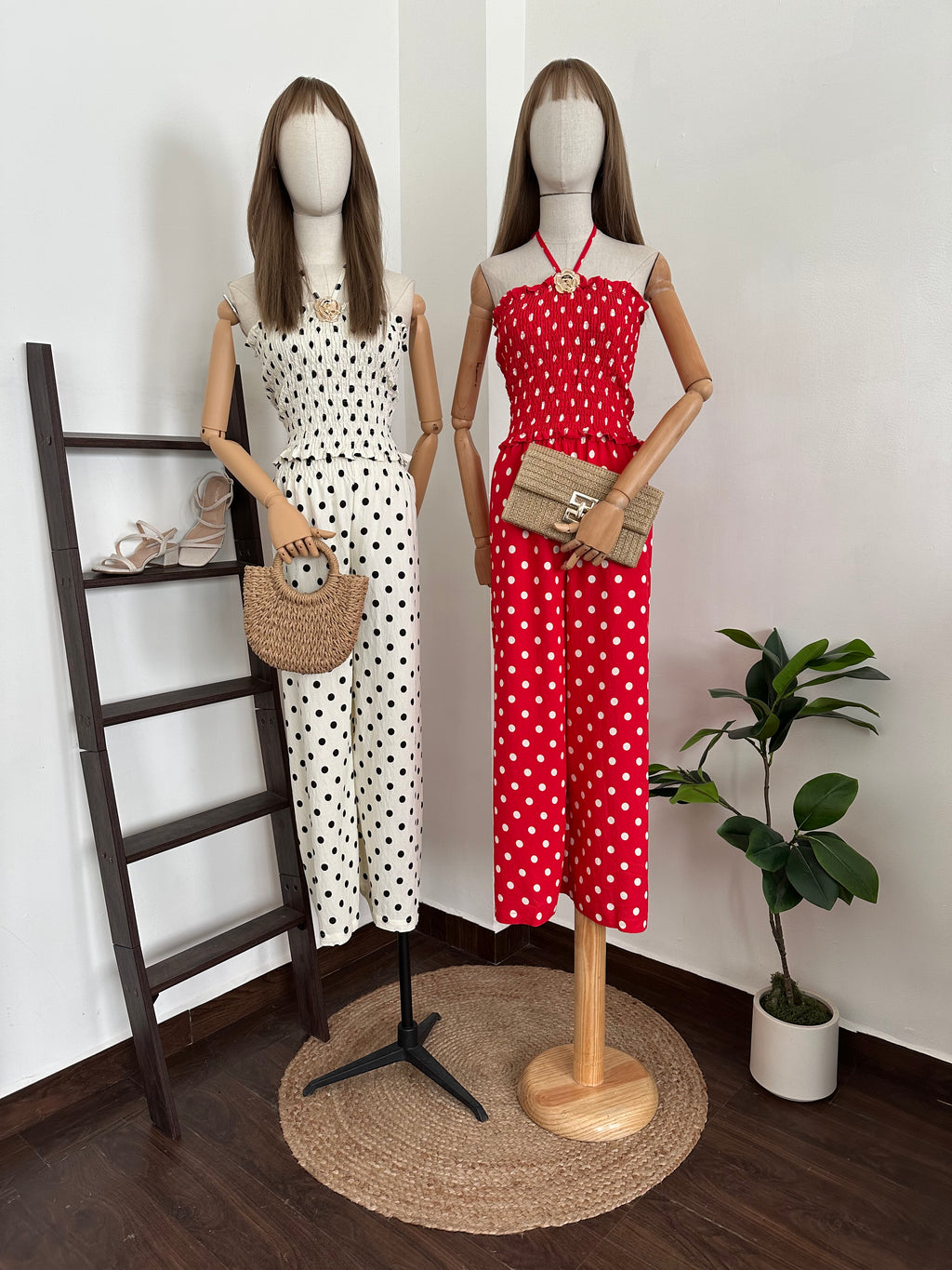 Conjunto de pantalon polka dots