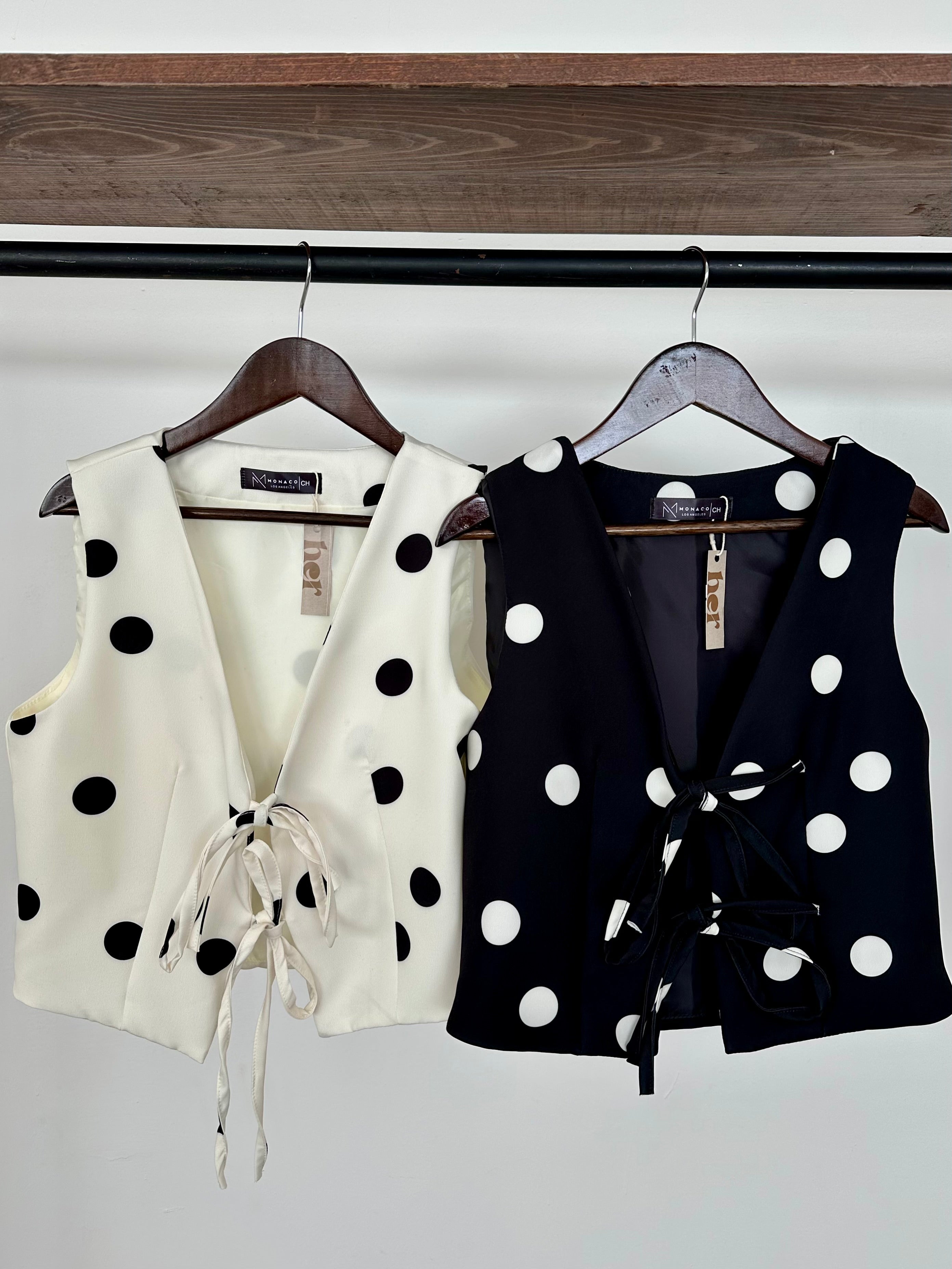 Chaleco polka dots