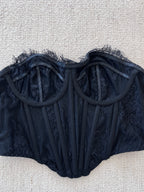 Corset encaje strapless