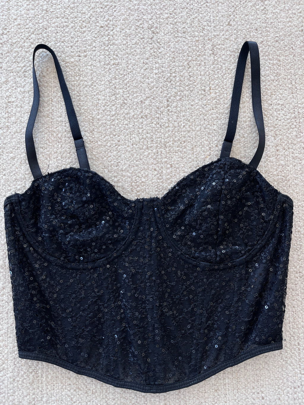 Corset lentejuela