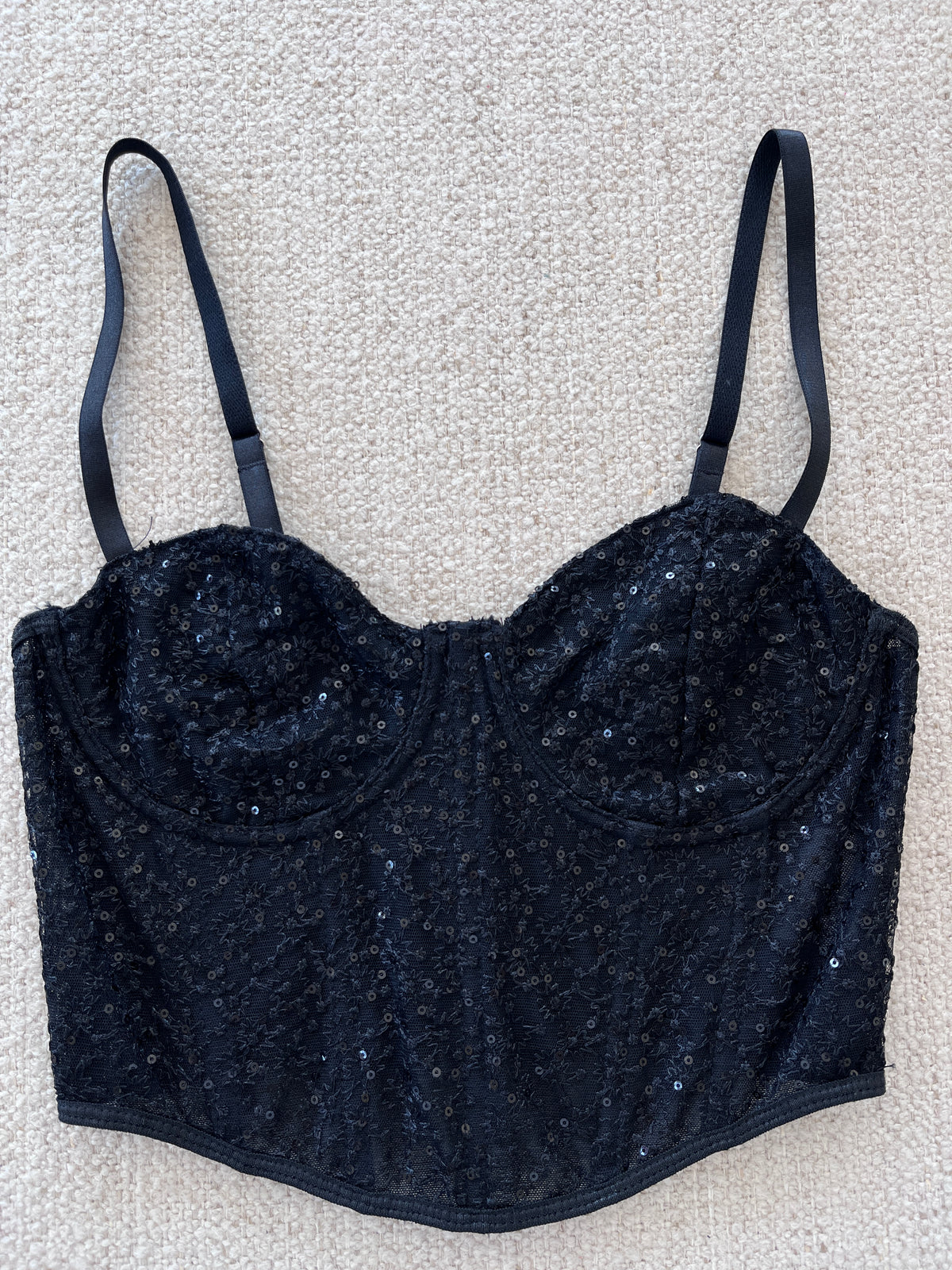Corset lentejuela