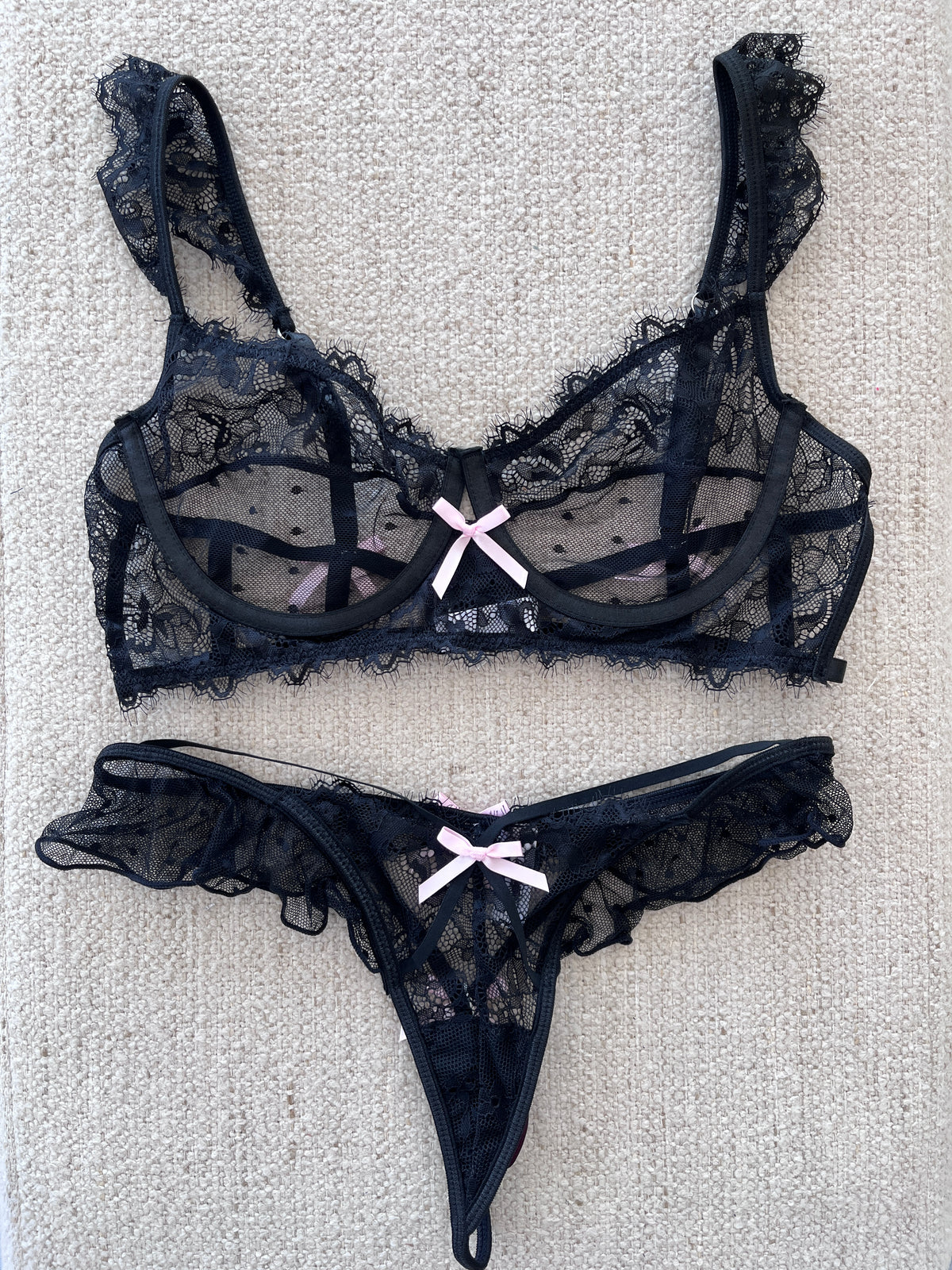 Set mesh encaje