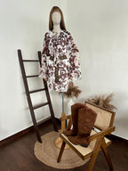 Vestido cow print