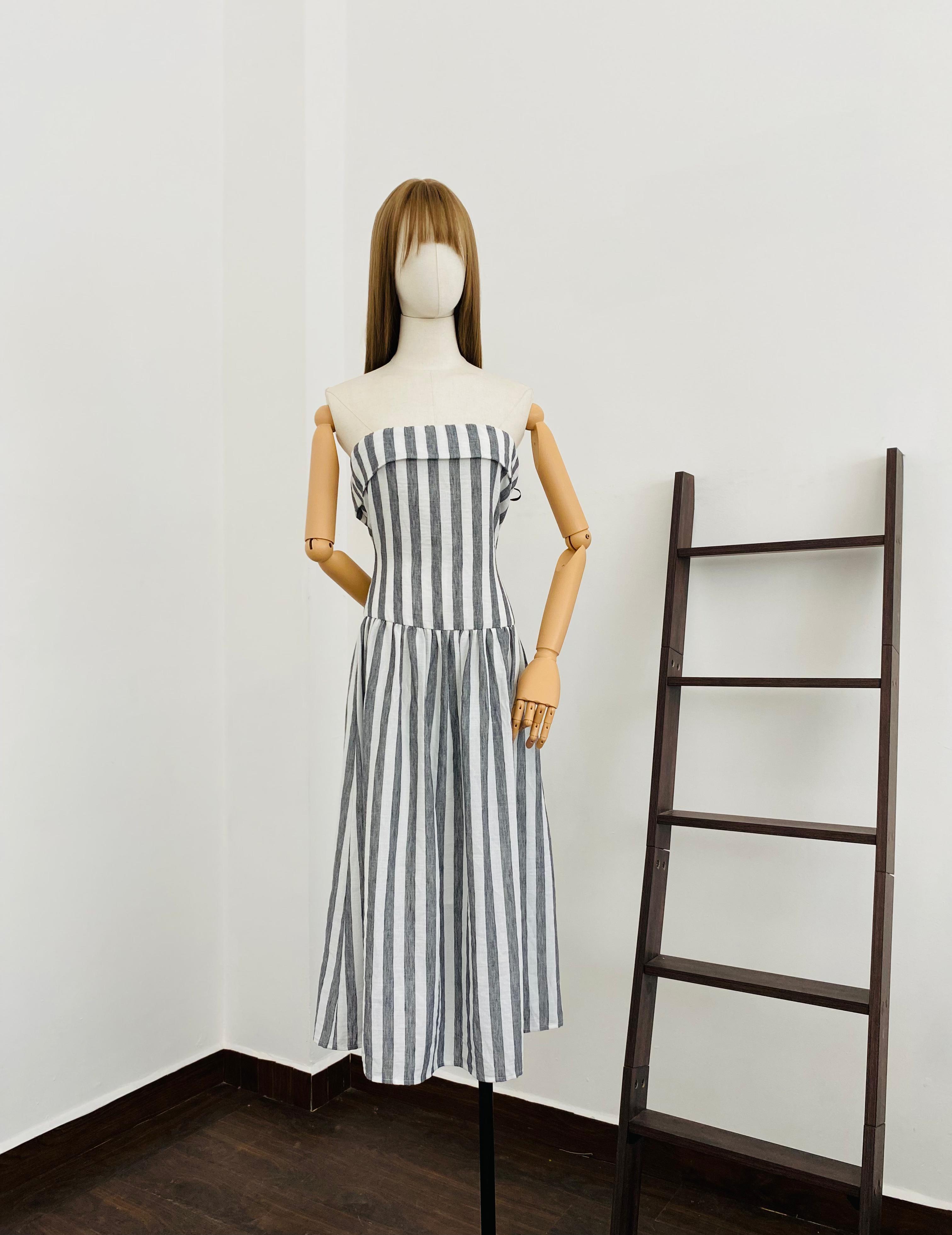 Vestido rayas verticales