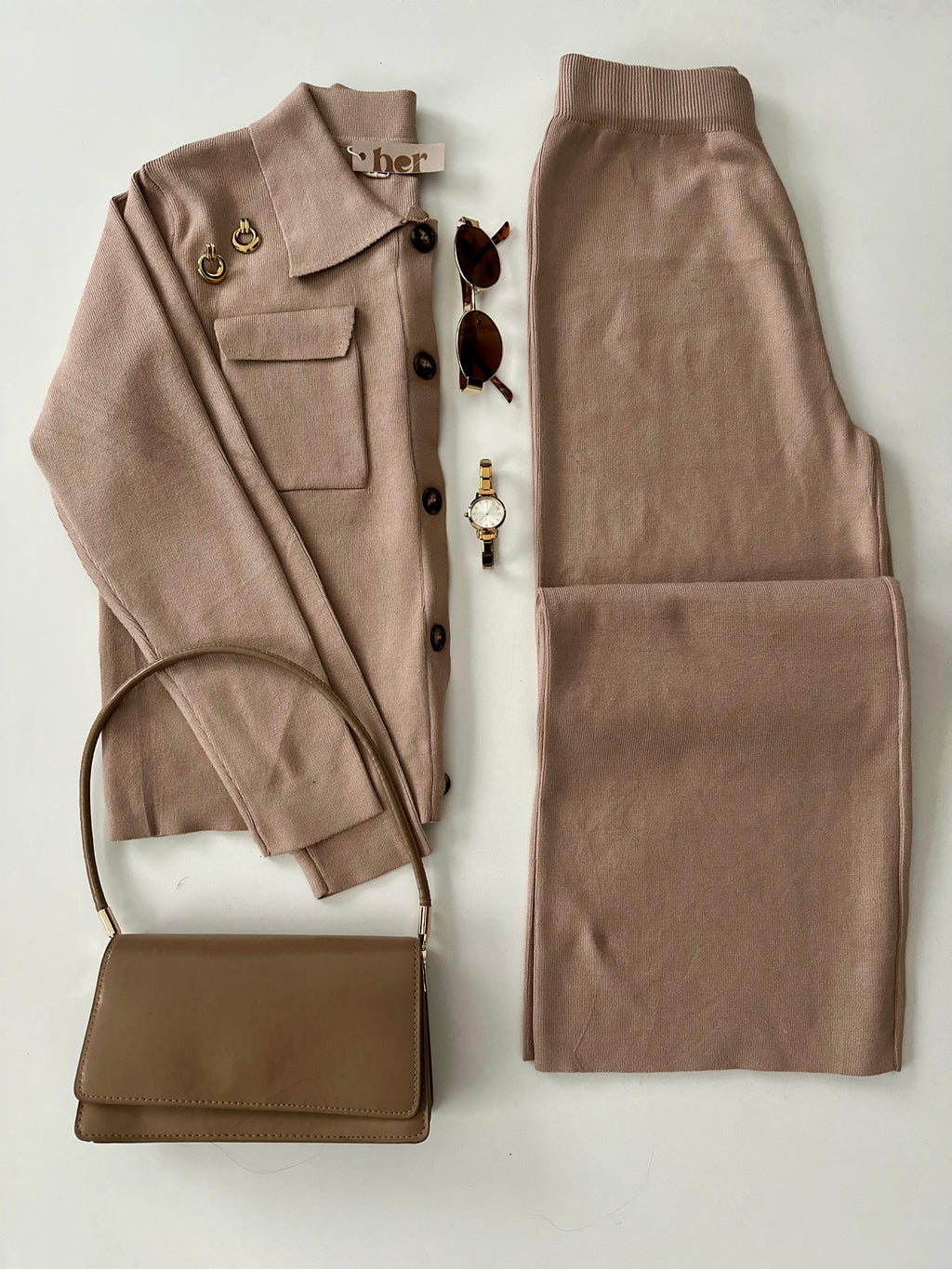 Conjunto tejido de punto