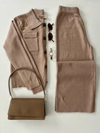 Conjunto tejido de punto