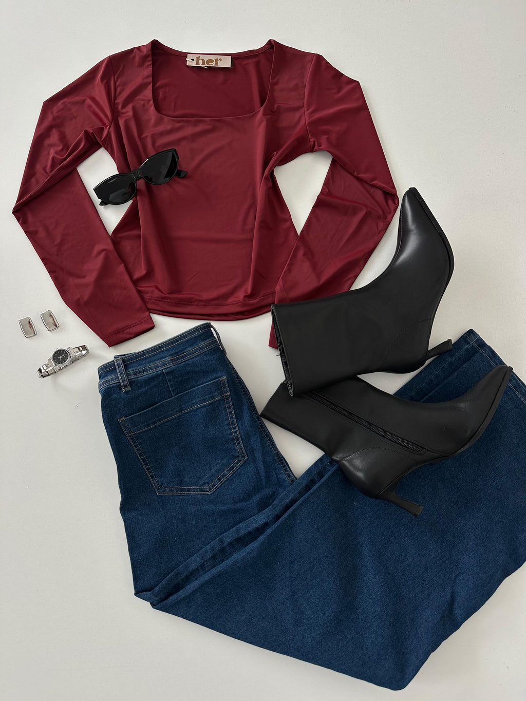 Blusa básica cuadrada