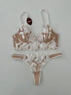 Set mesh con bordado