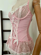 Corset babydoll set