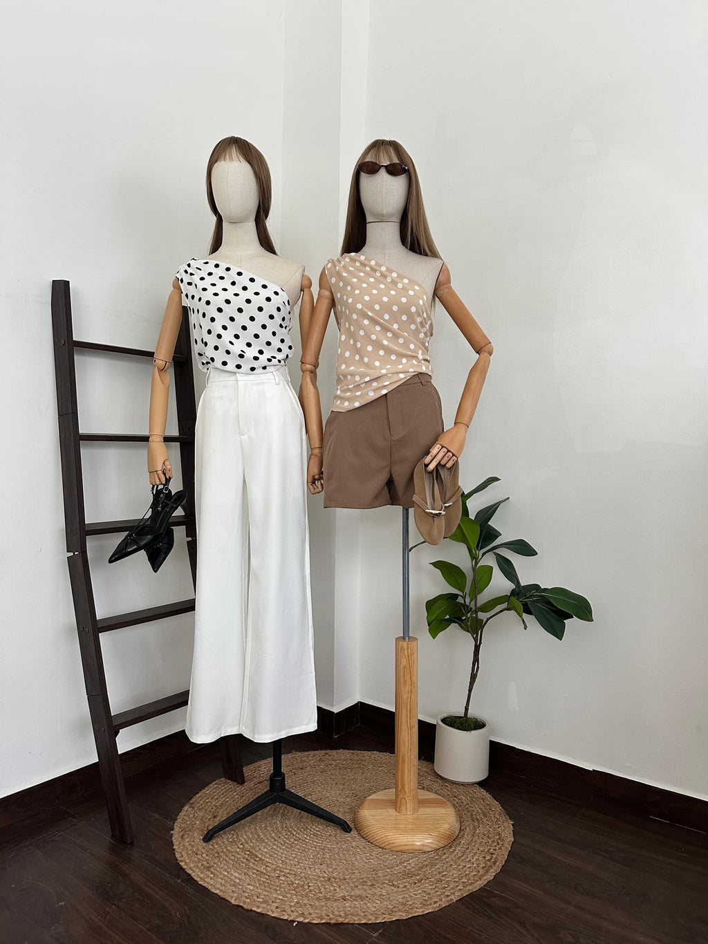 Blusa one shoulder