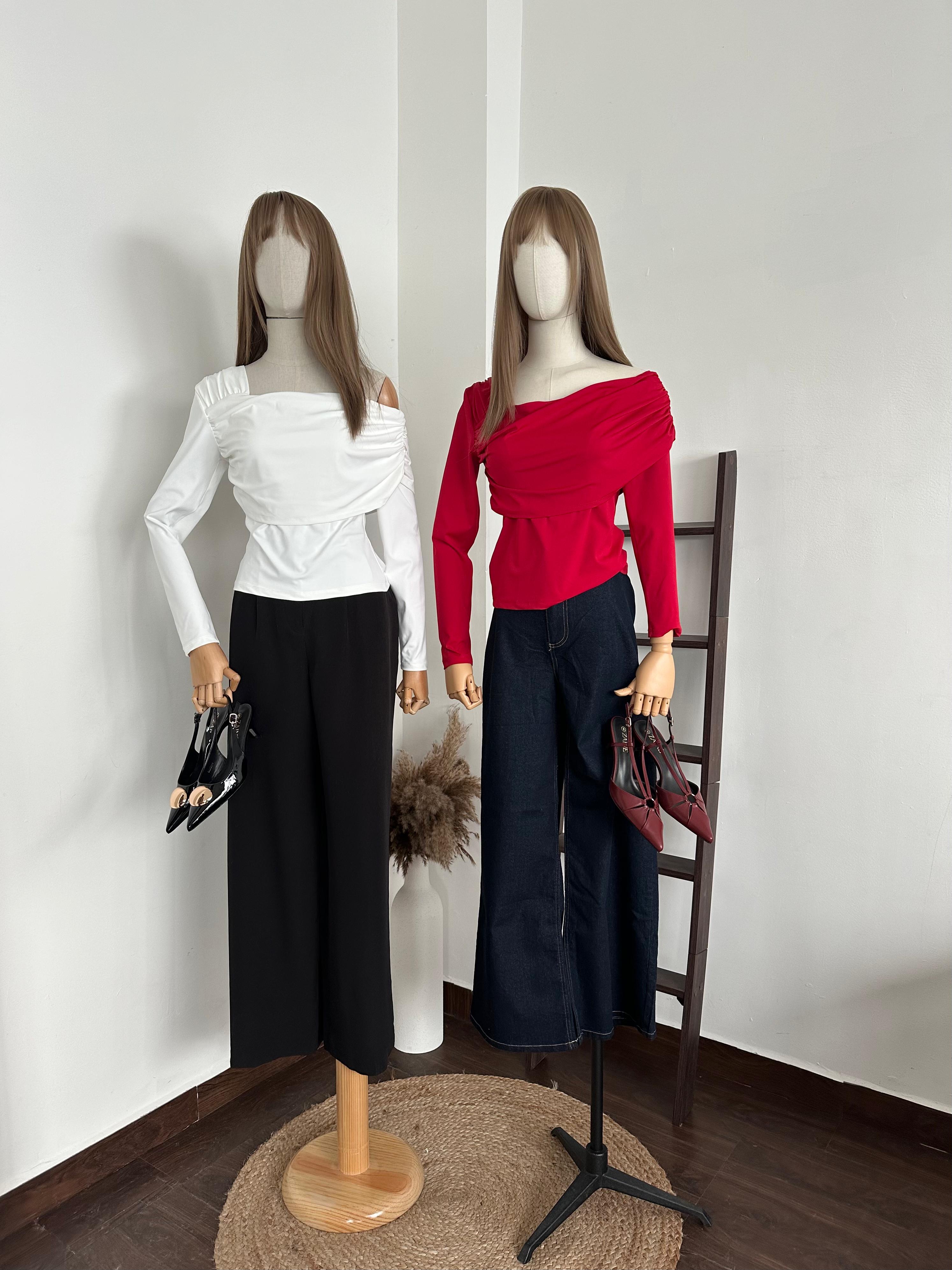 Blusa ligera de un hombro