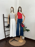 Blusa one shoulder