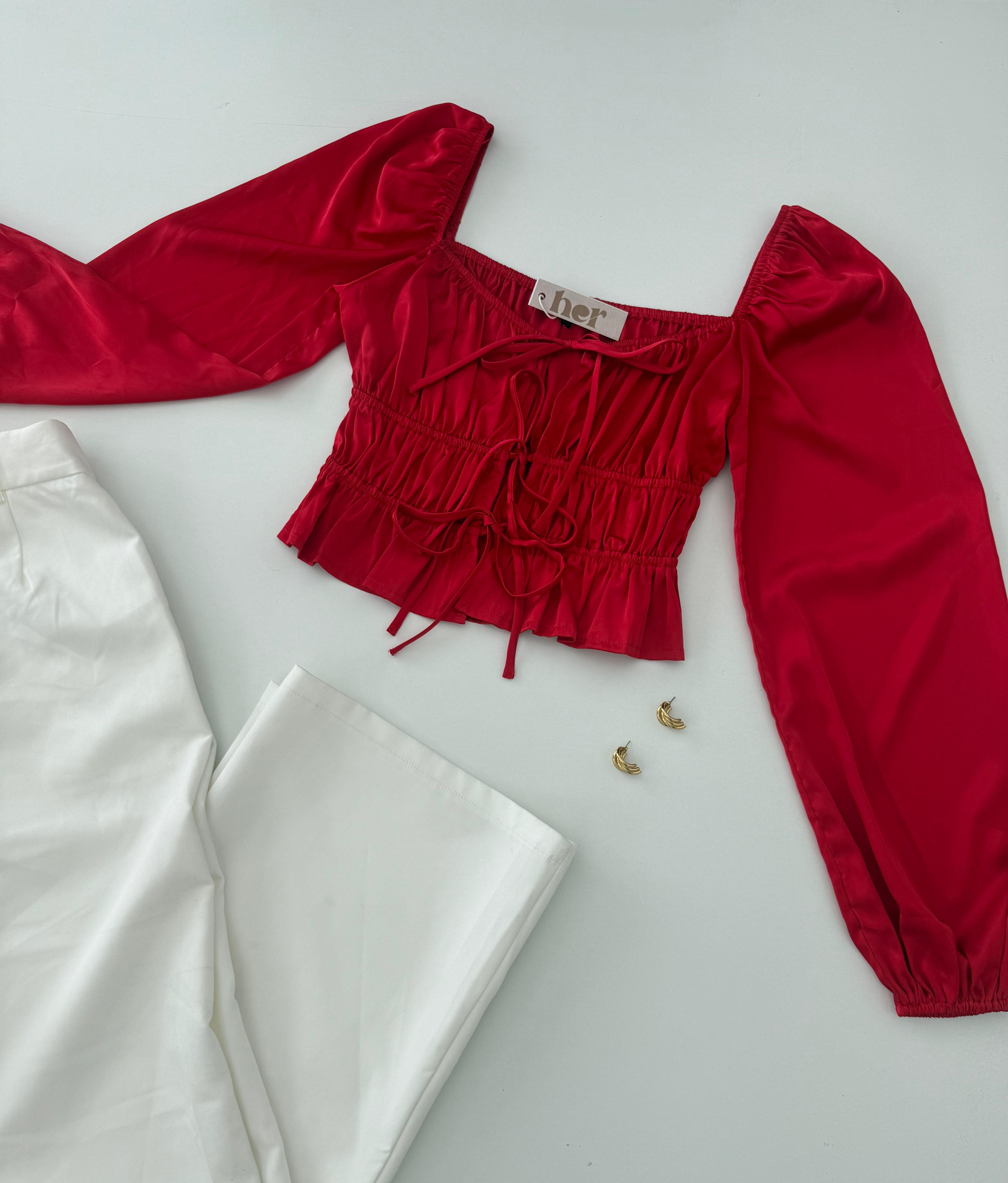 Red Blouse