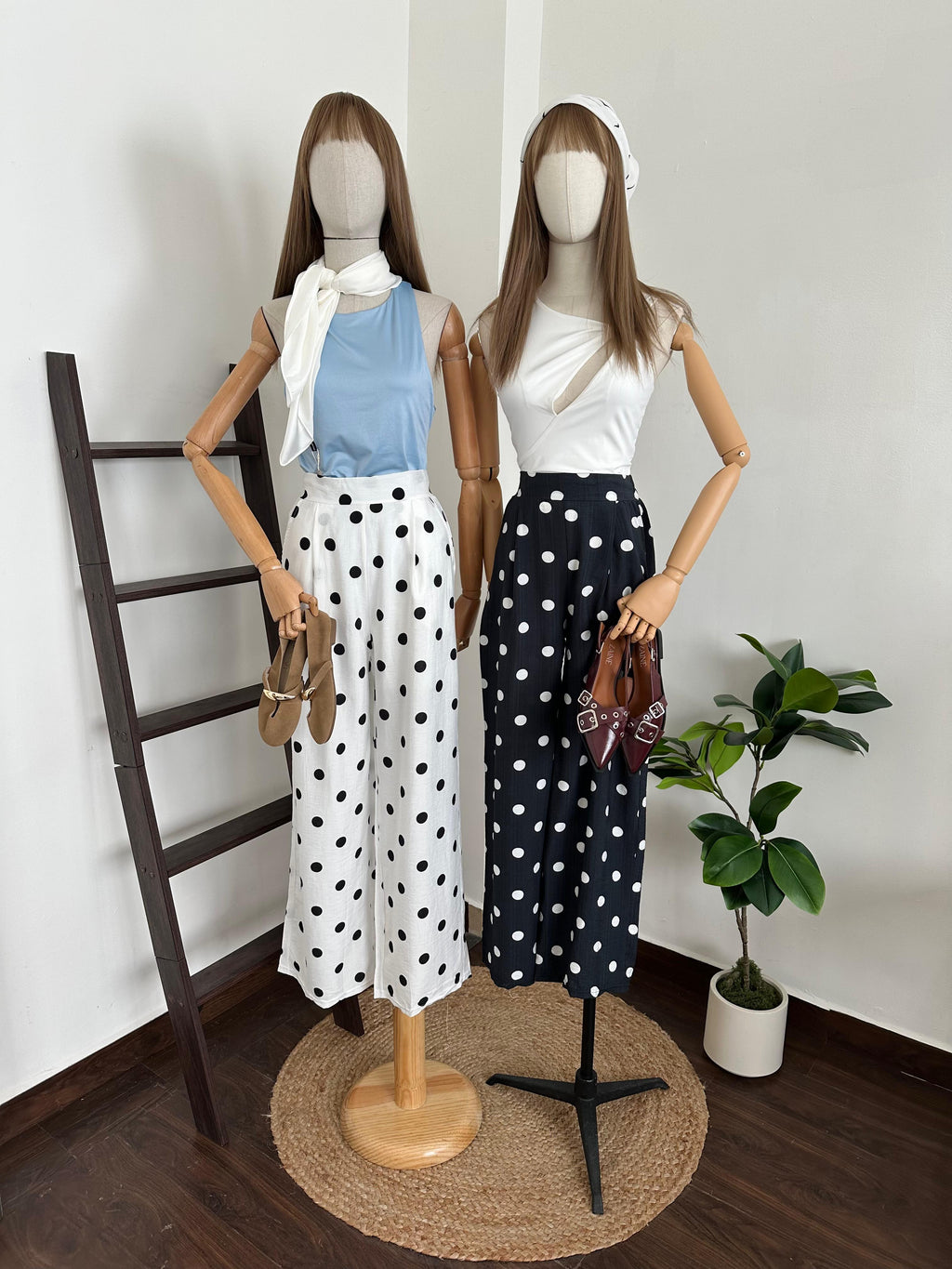 Pantalon polka dots