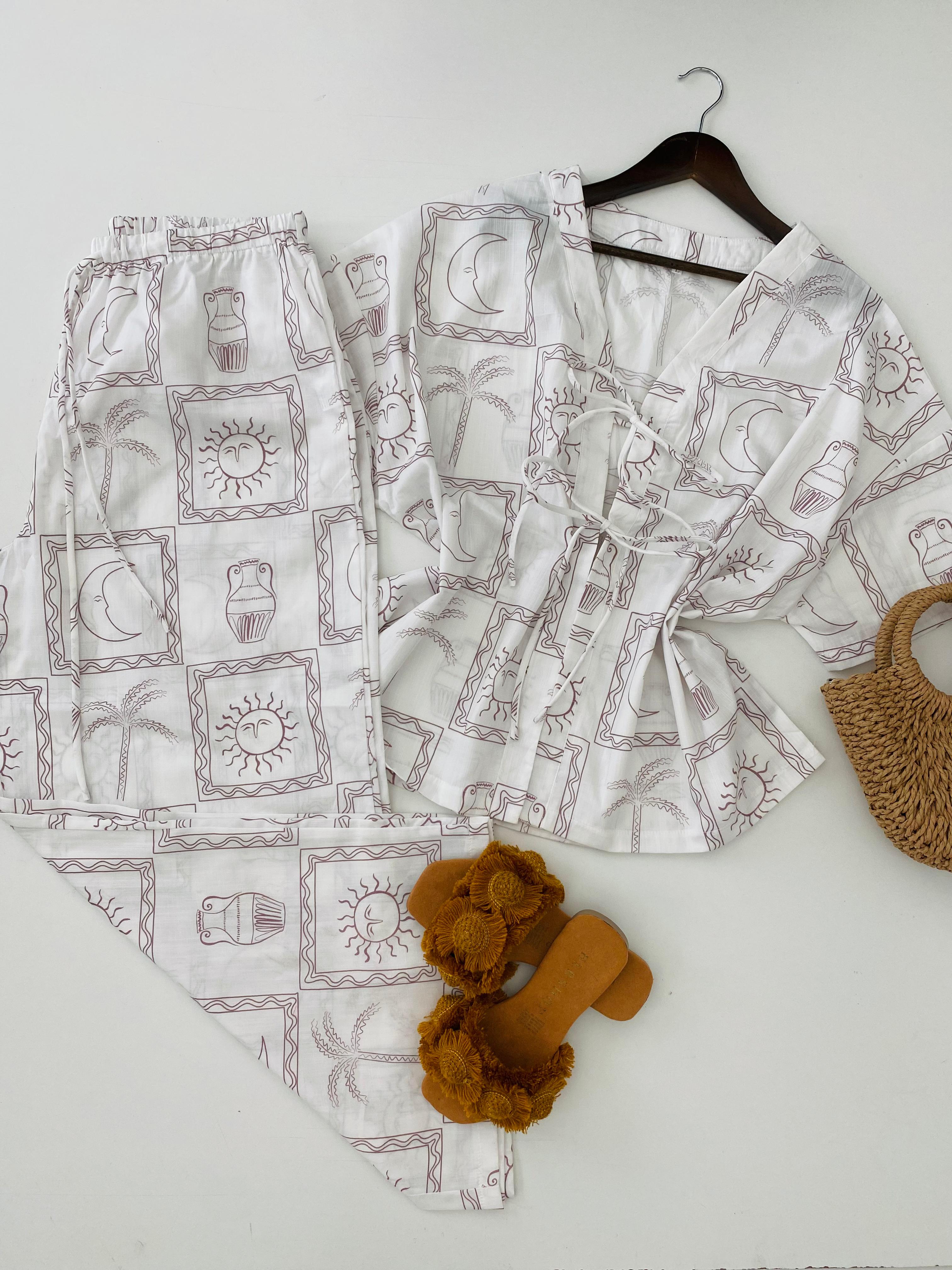 Conjunto estampado