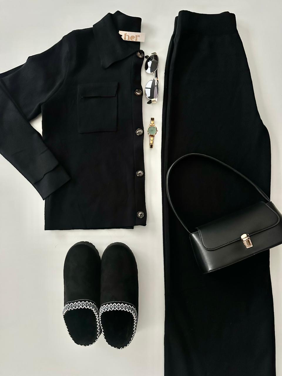 Conjunto tejido de punto