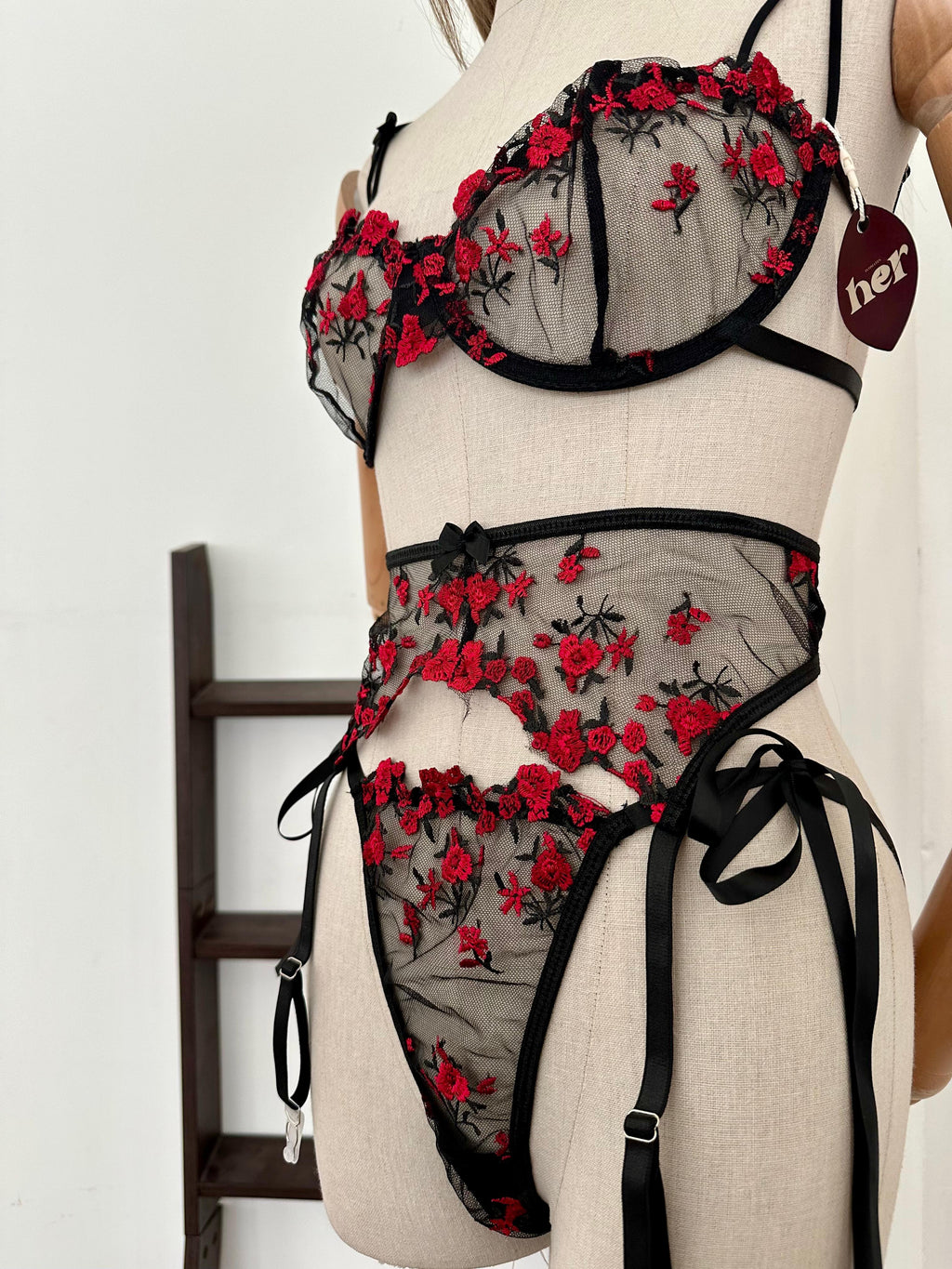 Set mesh c/ bordado