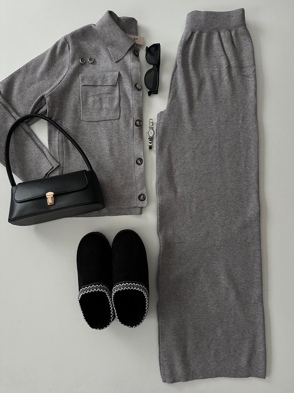 Conjunto tejido de punto