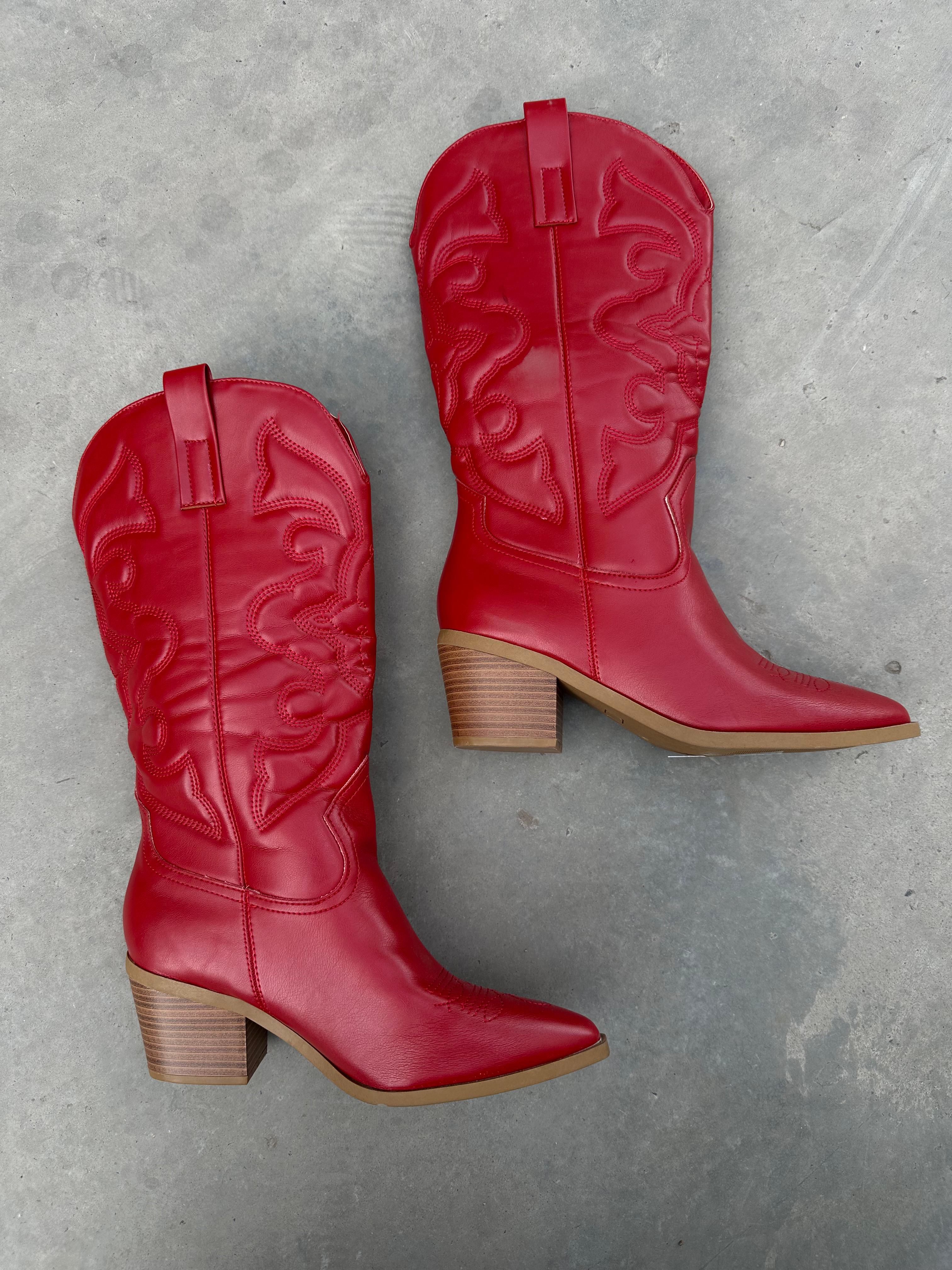 Botas rojas