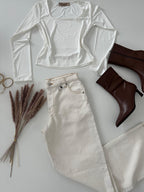 Blusa básica cuadrada