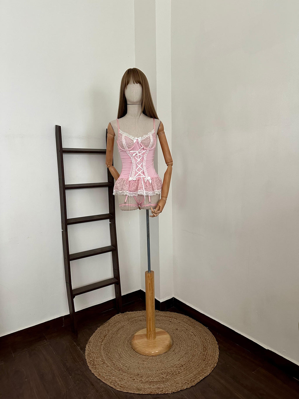 Corset babydoll set