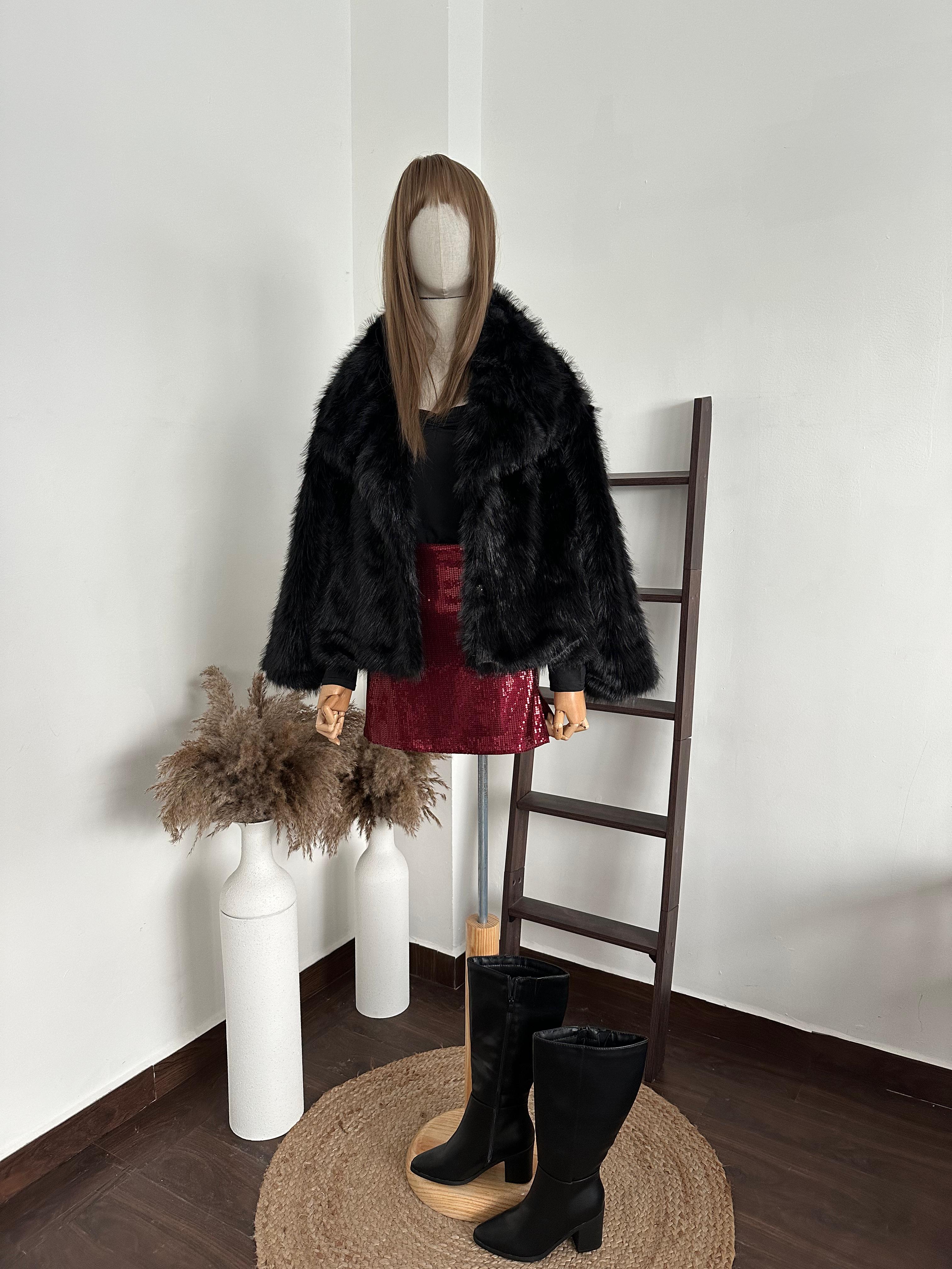 Shortfalda de lentejuelas