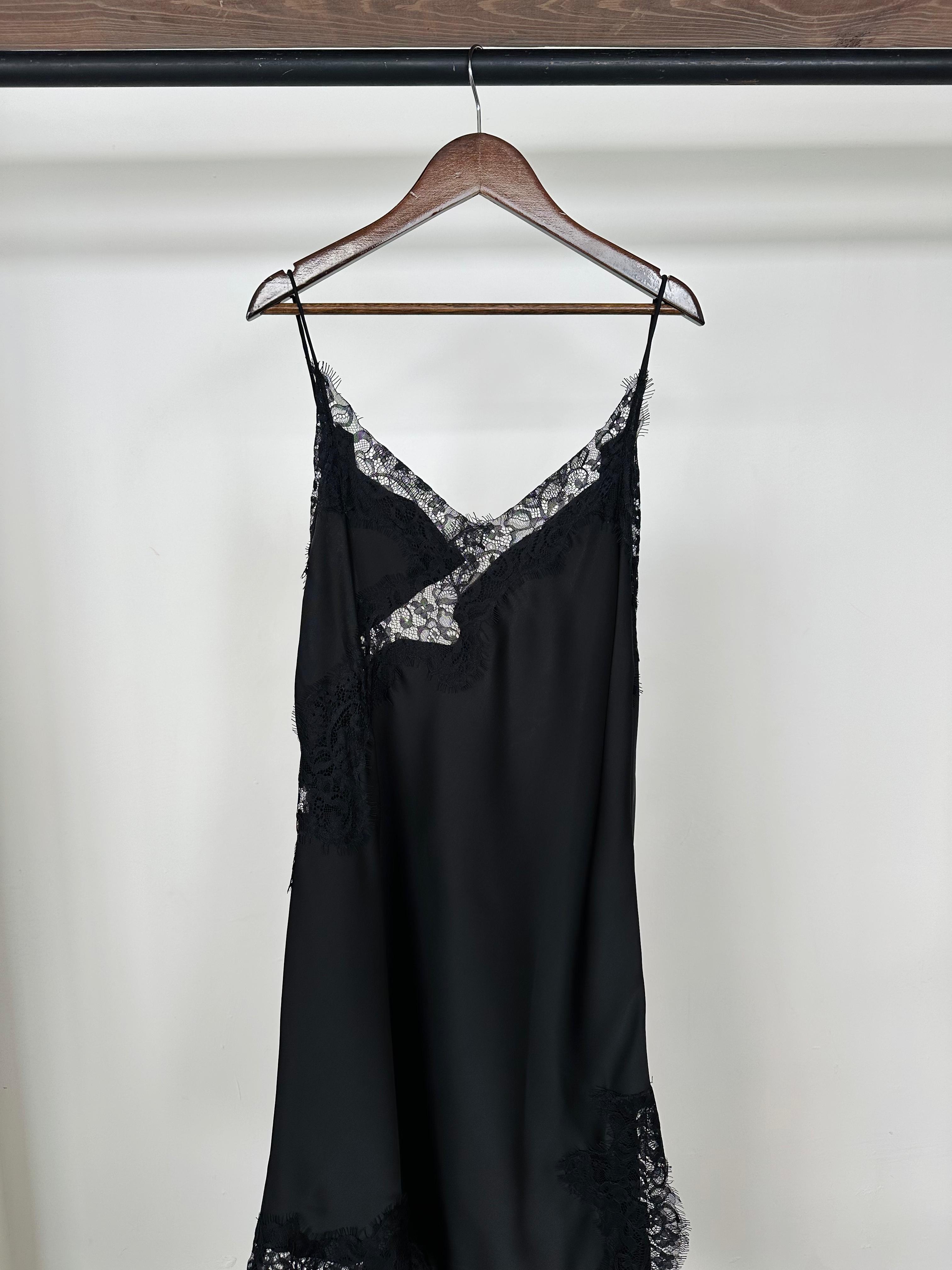 Blusa tipo vestido c/encaje