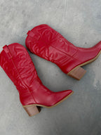 Botas rojas