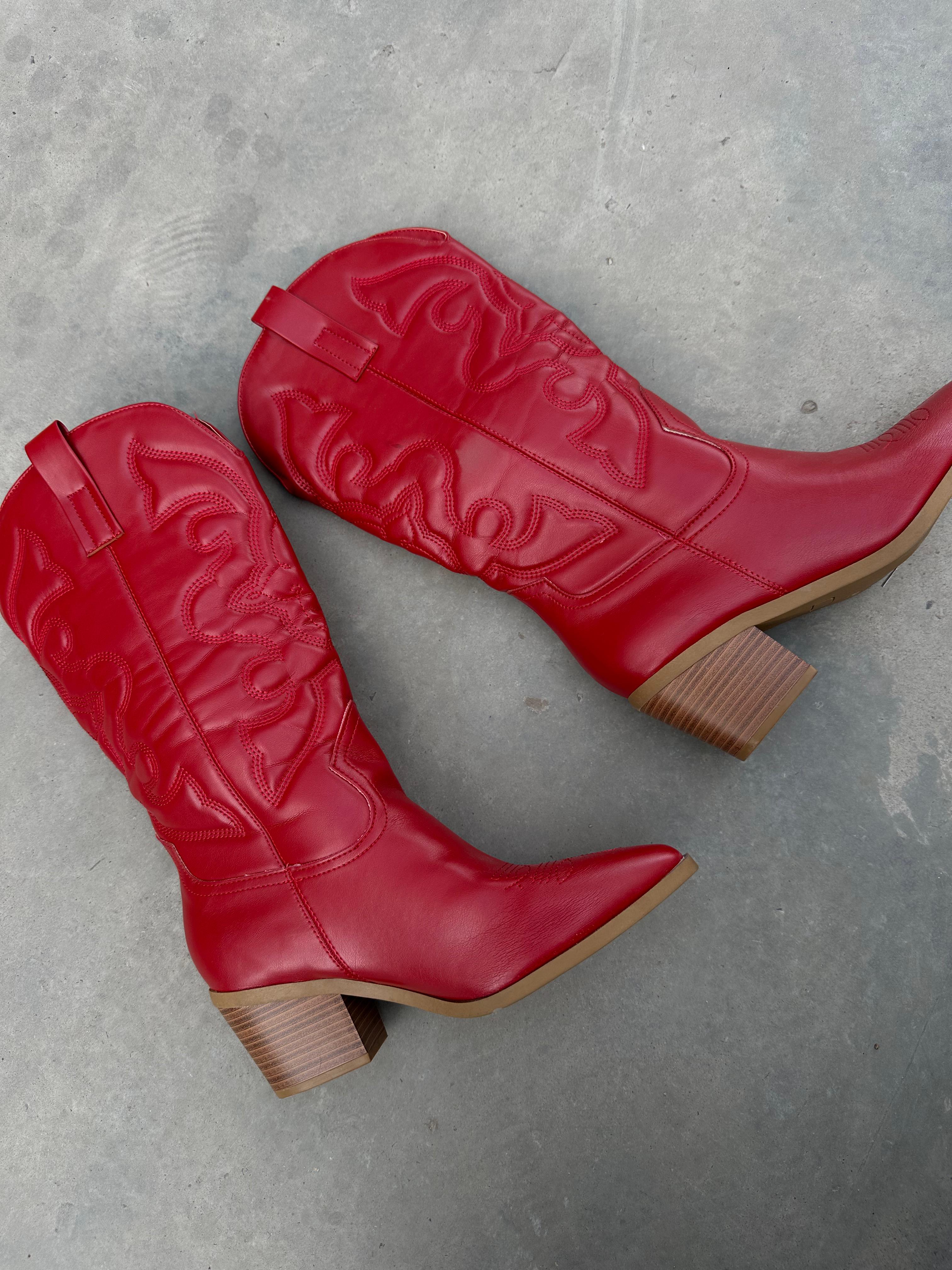 Botas rojas