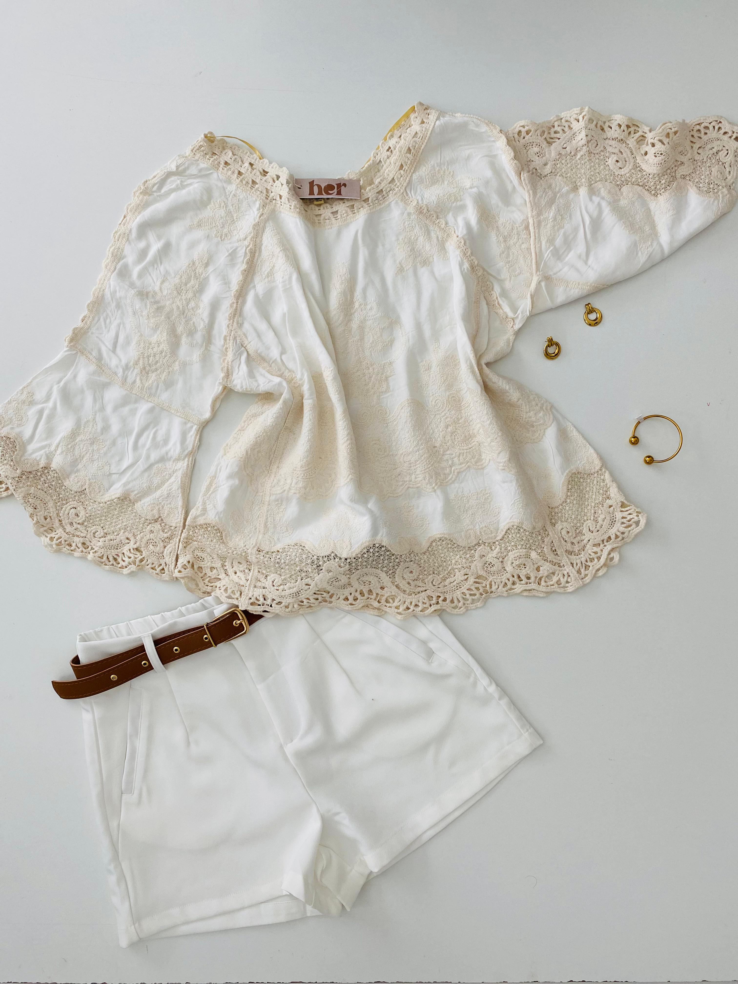 Blusa encaje