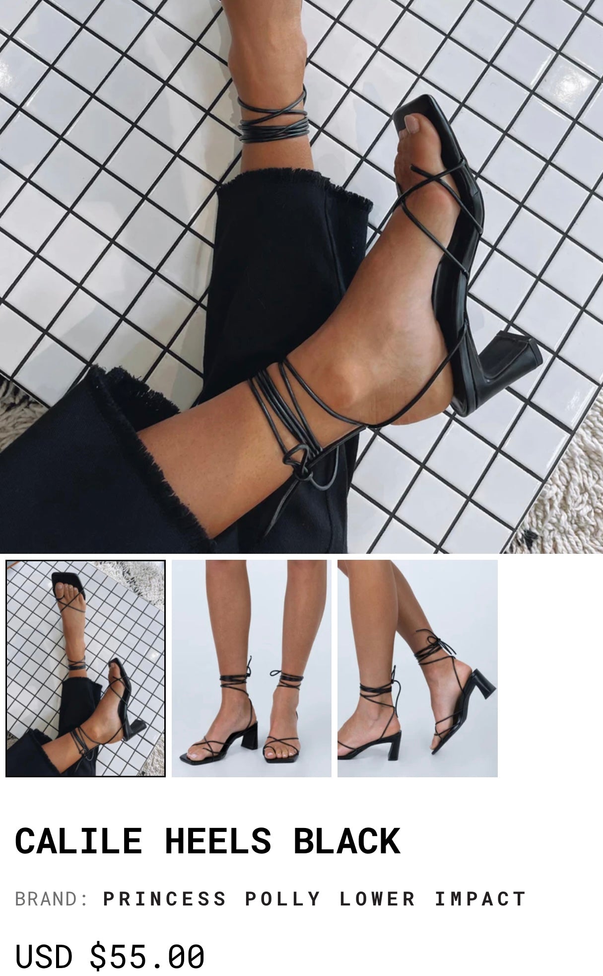 CALILE HEELS •Princess polly•